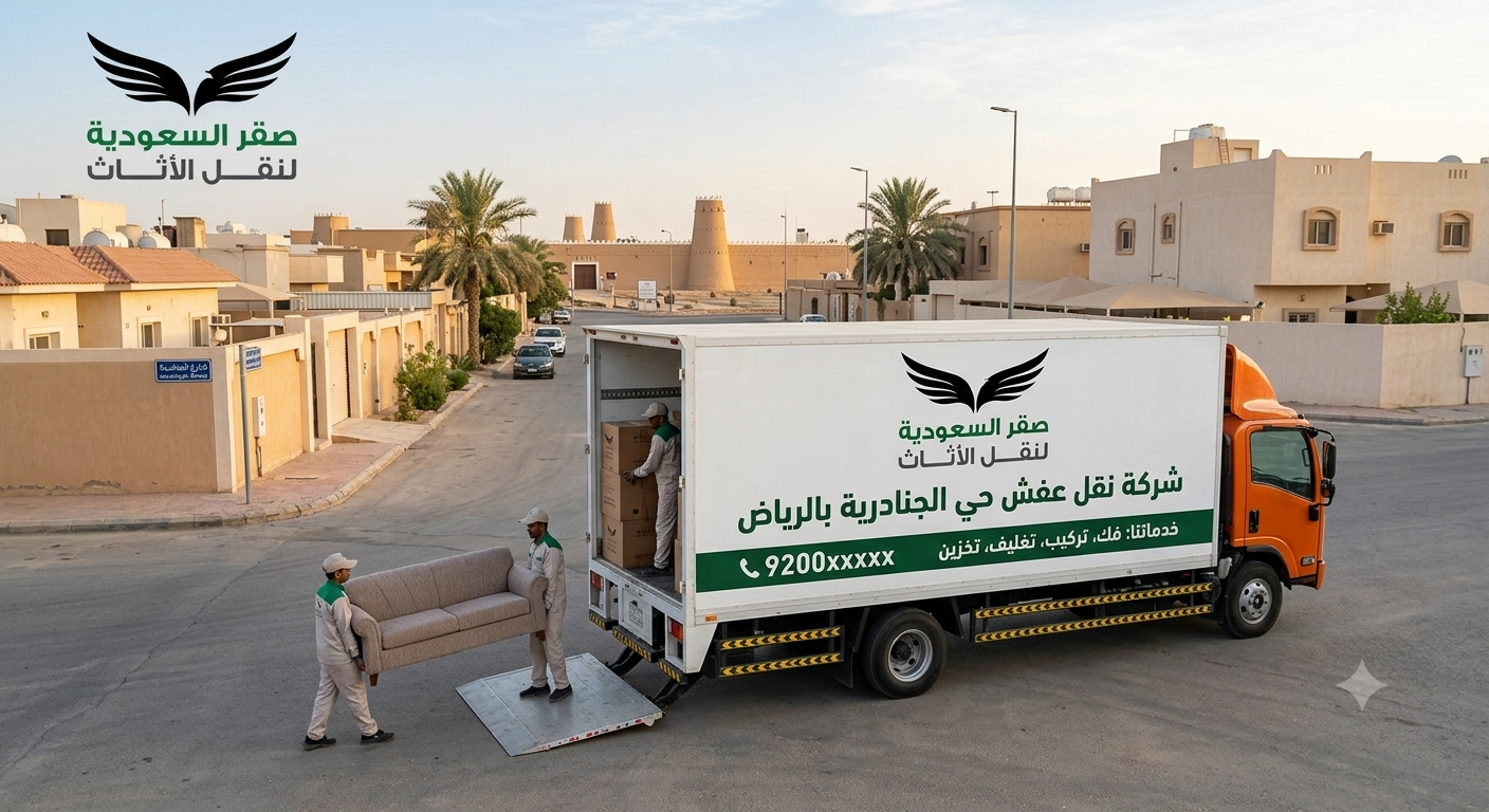 شركة نقل عفش حي الجنادرية بالرياض