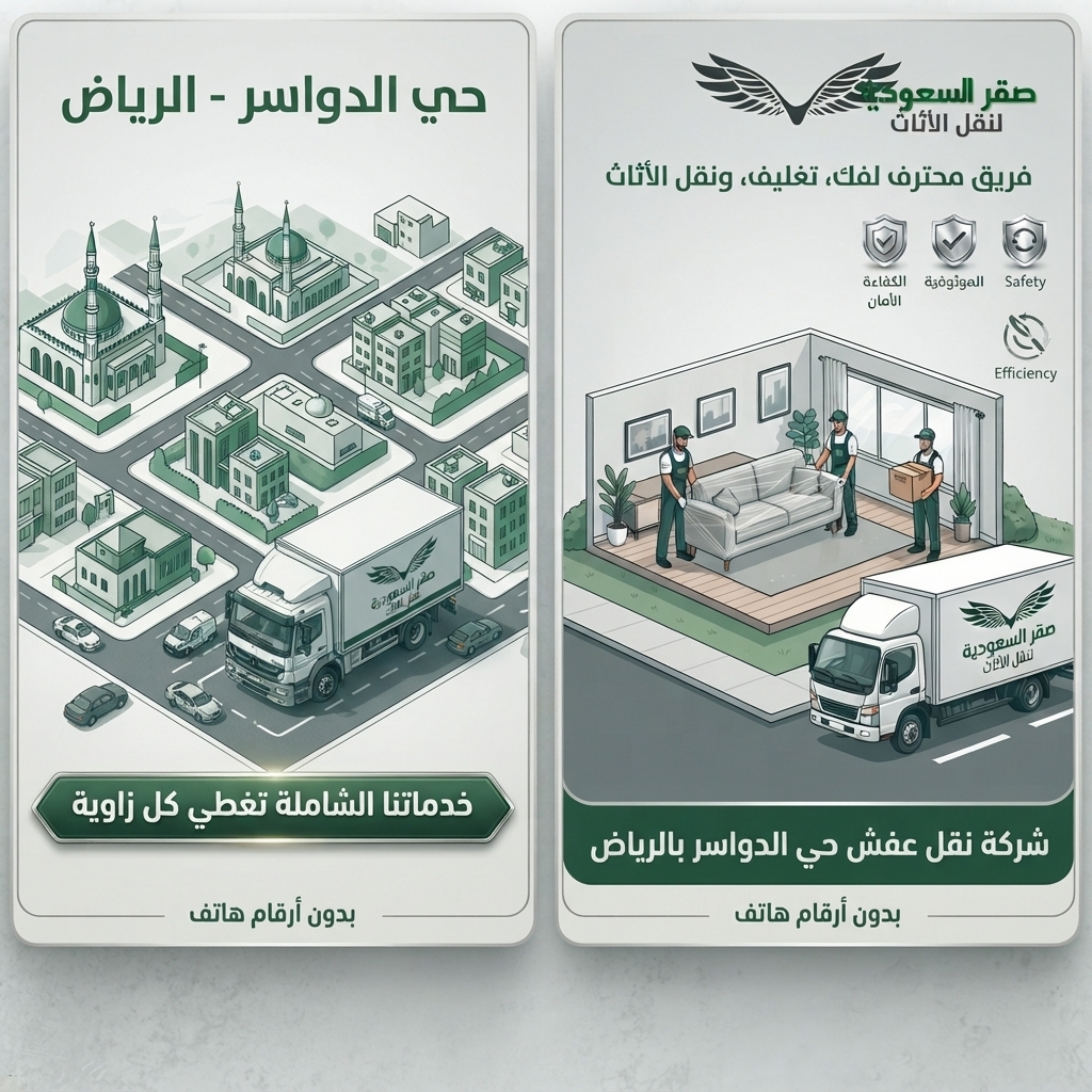 شركة نقل عفش حي الدواسر بالرياض