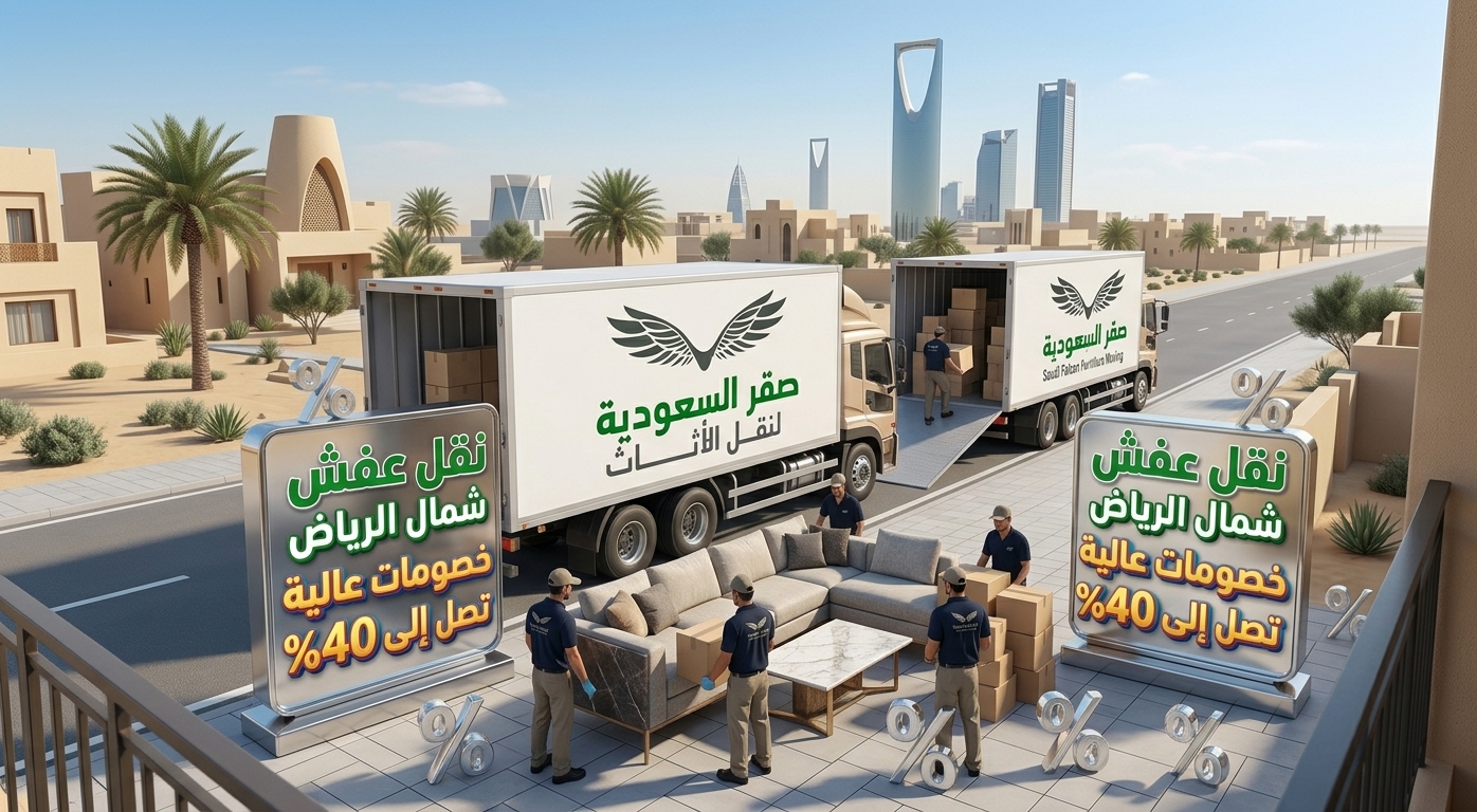 نقل عفش شمال الرياض و بخصومات عالية